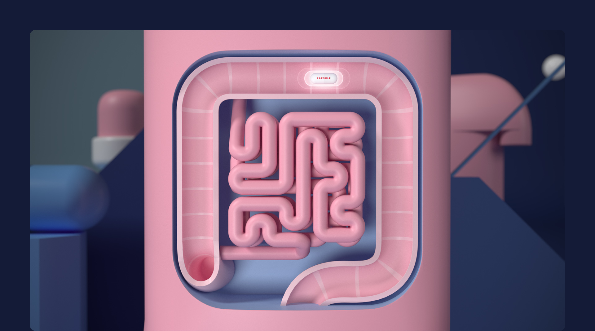 Visualizing Action: Anti-Diarrhea Drug in 3D