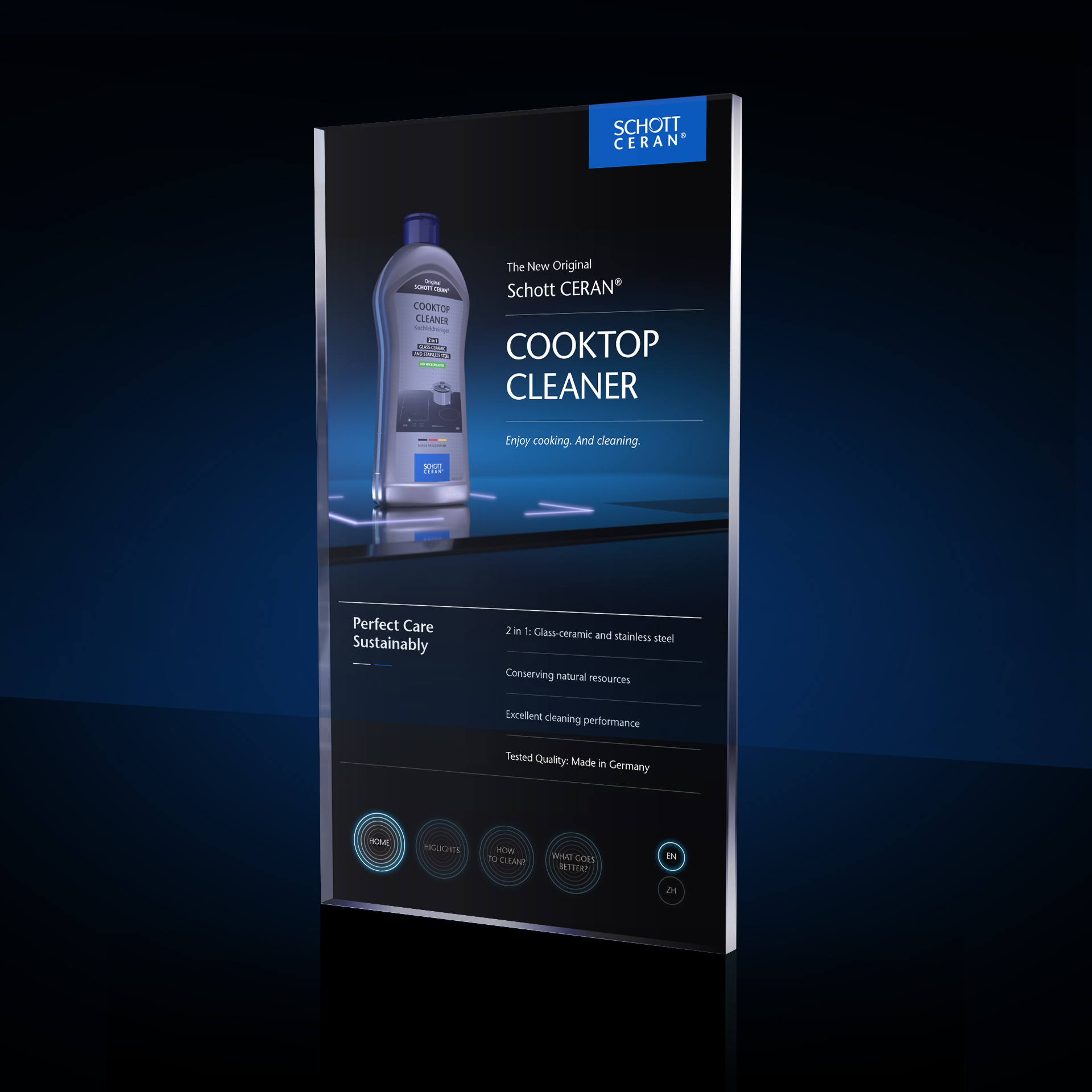 Showcasing Elegance: SCHOTT CERAN&reg; Cooktop Cleaner App
