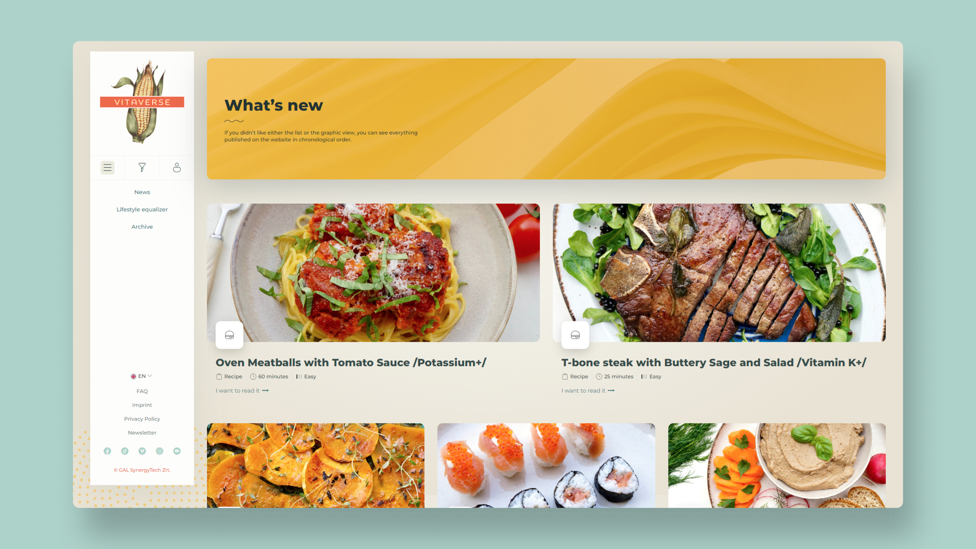 Creating Impactful Websites for GAL Vital