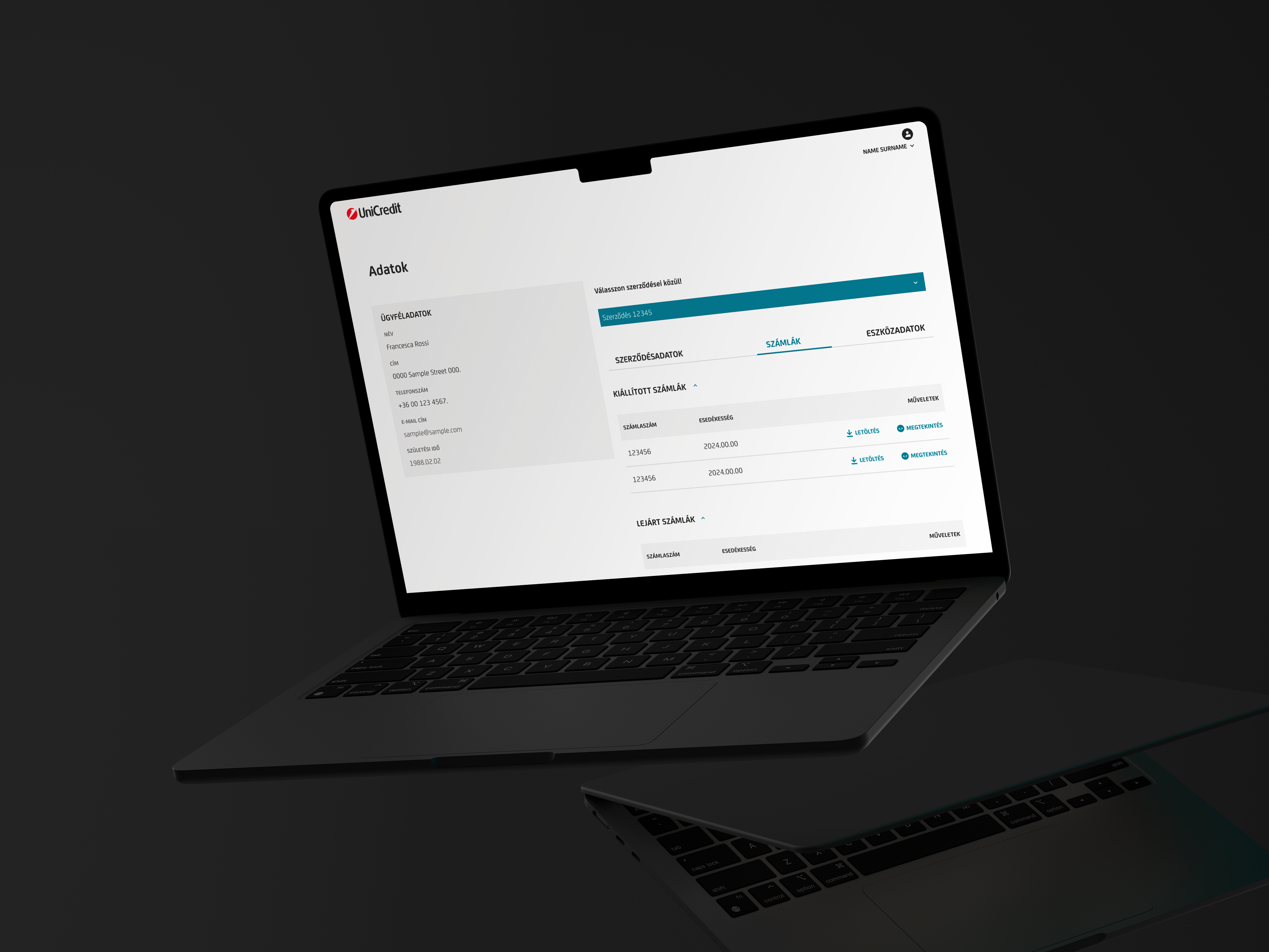 Secure and Efficient Client Portal for UniCredit Leasing